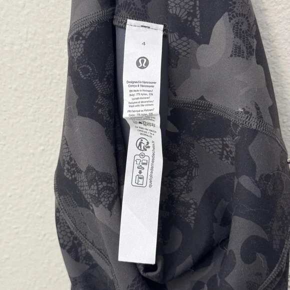 Lululemon Wunder Train HR Tight 28" NWT size 4 legging, Hidden Heritage Lace - Picture 5 of 5